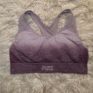 vs pink sport ombre purple sports bra